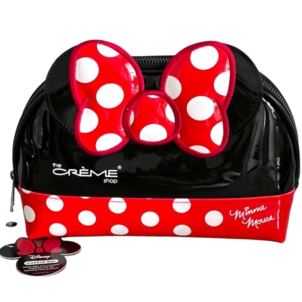 NWT The Crème Shop Minnie Mouse Cosmetic Bag Limited Edition NWT